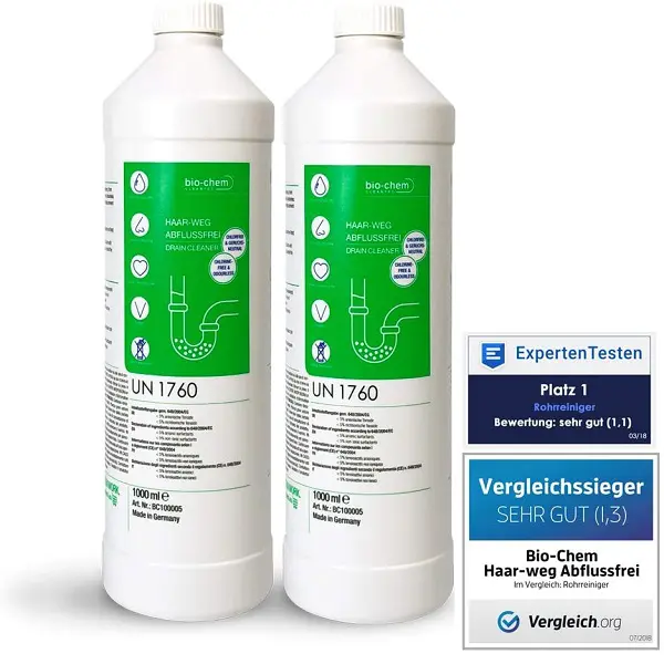 bio-chem Haar-weg Abfluss-Frei Sparpack Rohrreiniger